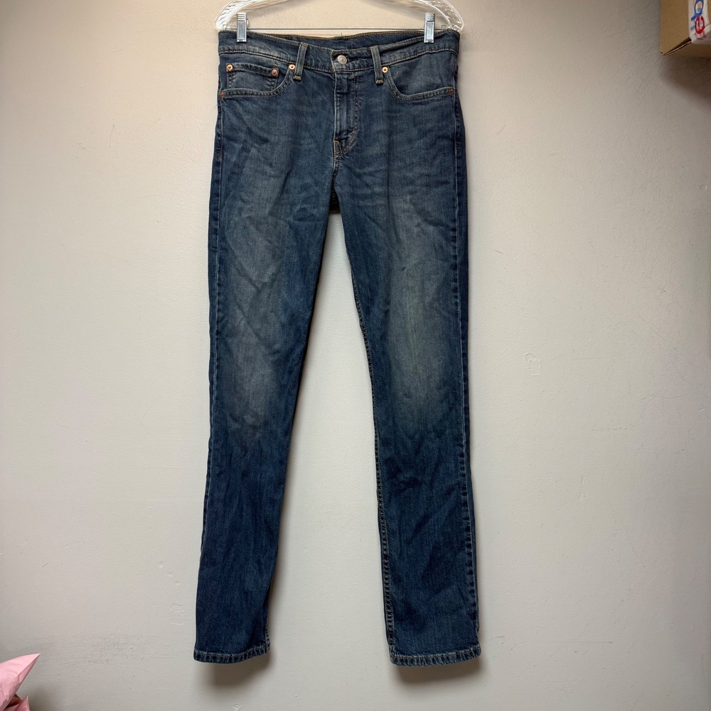 Levi's‎ 511 Slim Fit Jeans Mens 32x32 Blue Medium Wash Excellent Denim 12748